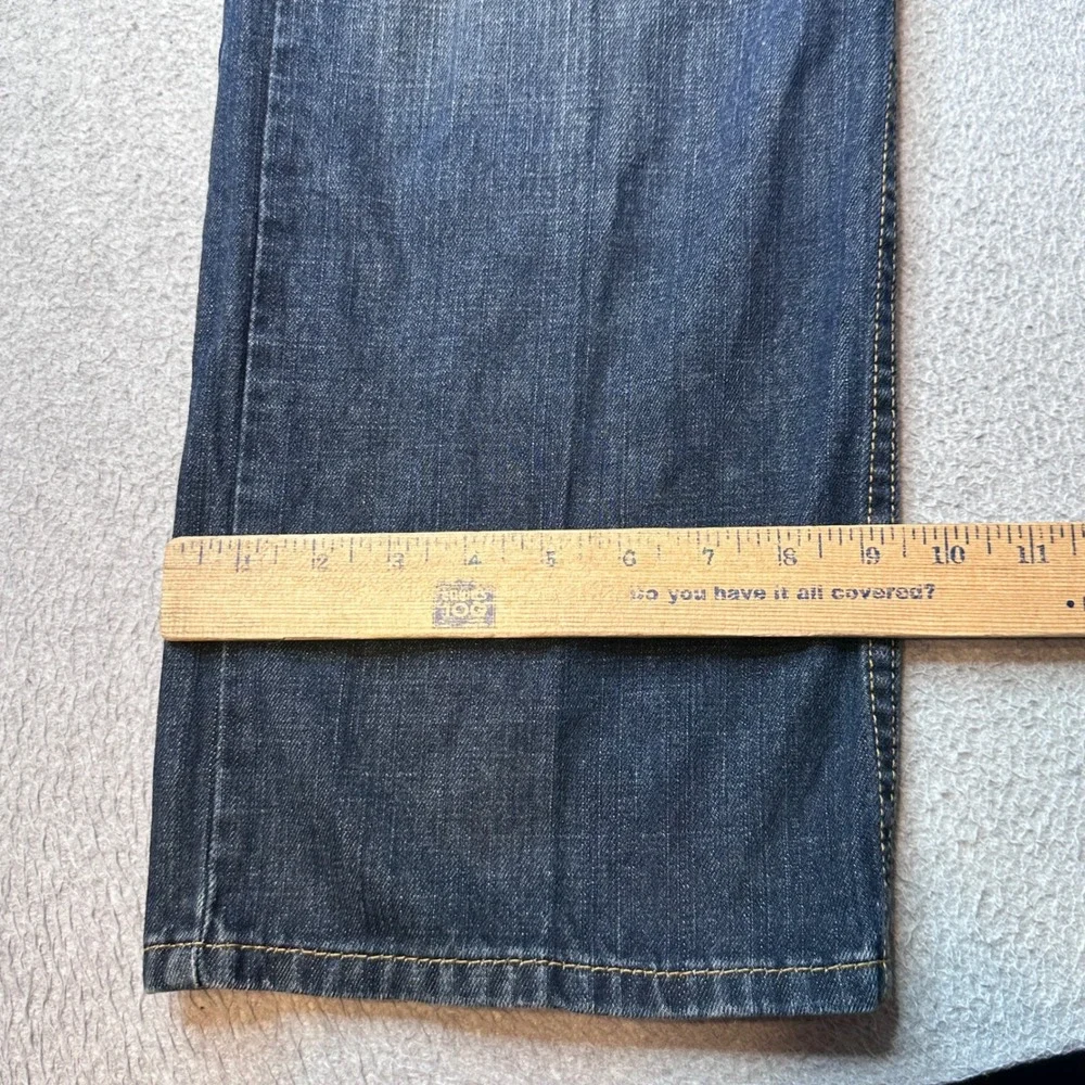 Levi's 569 Jeans Men 34x30 (36x29) Blue Loose Straight Dark Wash Denim Waterless